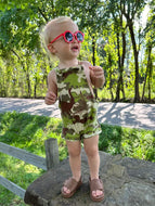 Knotted Shortalls Dino Camo