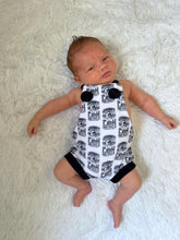 Load image into Gallery viewer, Knotted Shortalls Johnny Cash
