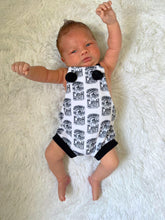 Load image into Gallery viewer, Knotted Shortalls Johnny Cash
