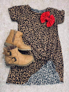T shirt dress Cheetah print