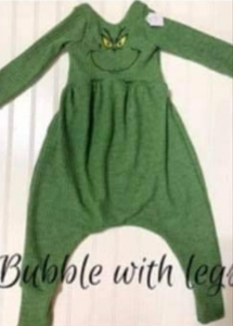 Grinch Bubble or Romper