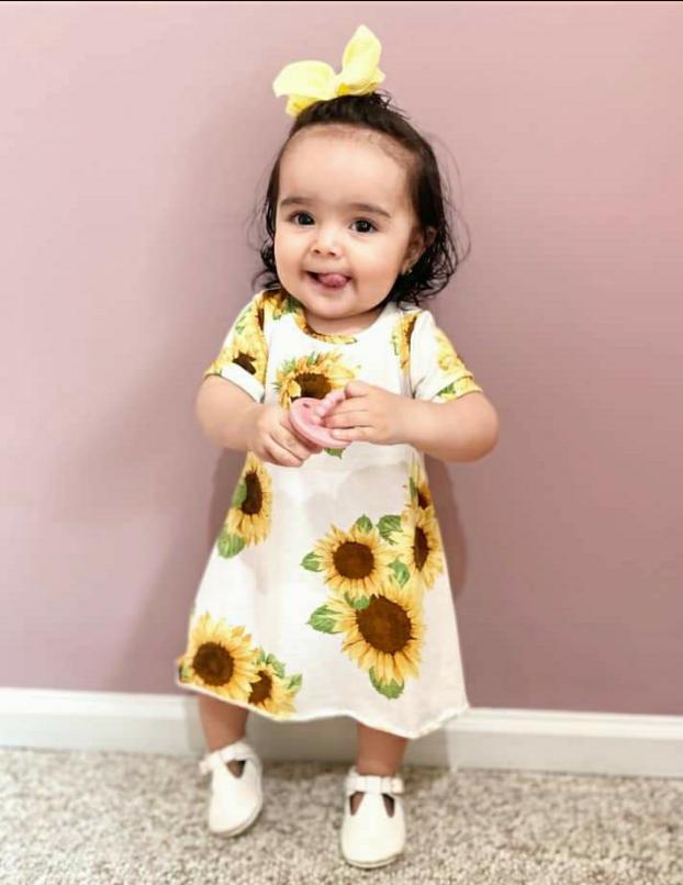 T shirt dress sunflower print