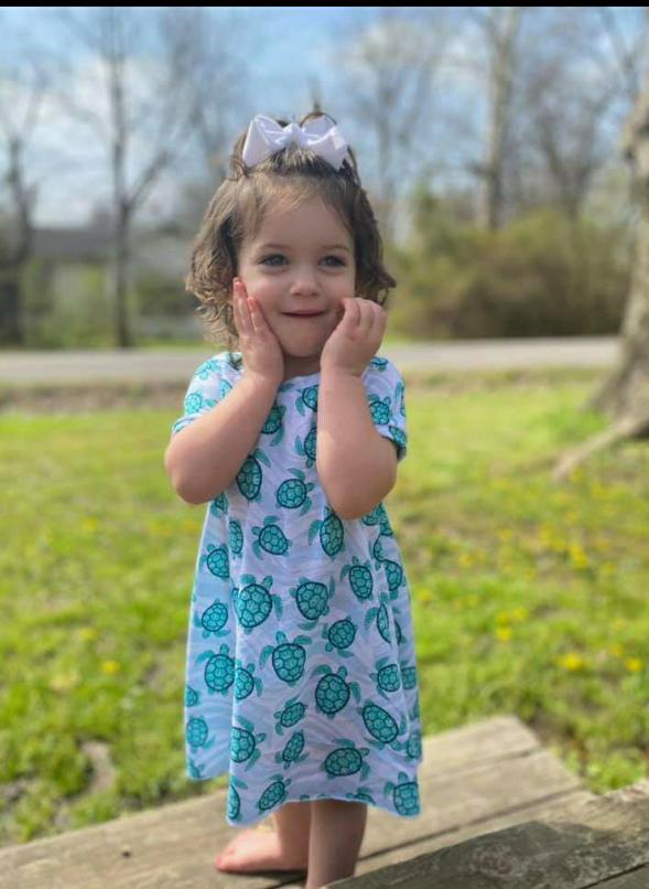 T shirt dress turtle print