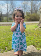 T shirt dress turtle print