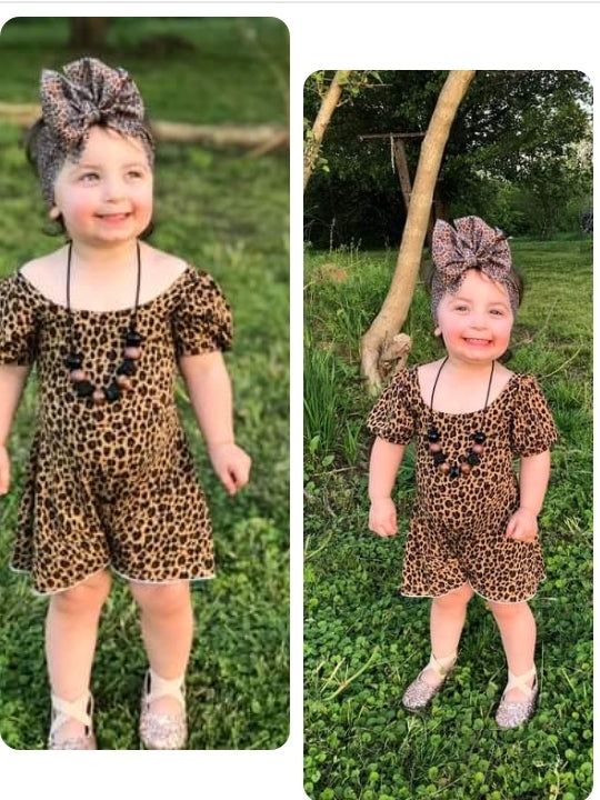 Leapard Aria Romper