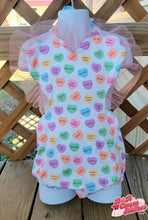 Load image into Gallery viewer, Valentine Heart Romper
