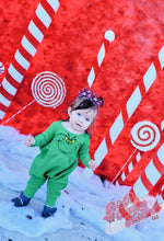 Load image into Gallery viewer, Grinch Bubble or Romper
